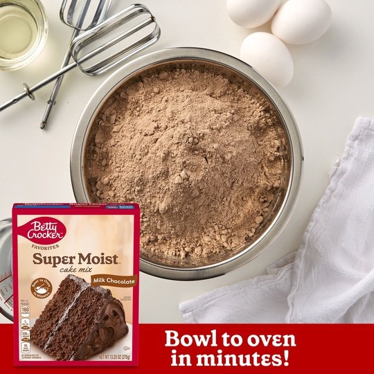 Betty Crocker Favorites Super Moist Milk Chocolate Cake Mix, 13.25 oz. For Sale