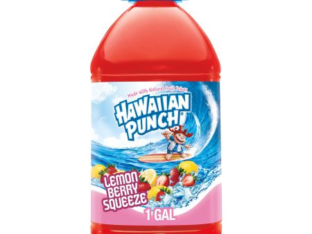 Hawaiian Punch Lemon Berry Squeeze, Juice Drink, 1 gal bottle Online Hot Sale