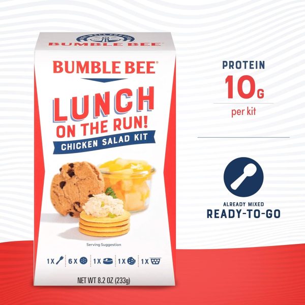 Bumble Bee Lunch On The Run Chicken Salad with Crackers Kit, 8.2 oz Fashion