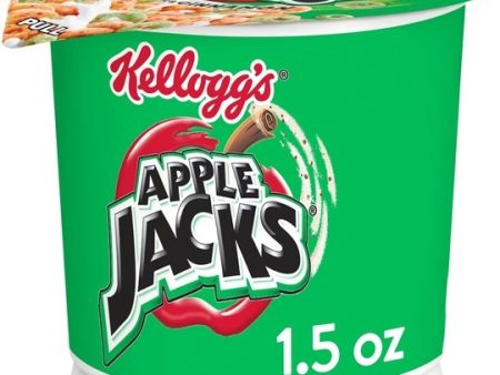 Kellogg s Apple Jacks Original Breakfast Cereal Cups, Single Serve, 1.5 oz Cup on Sale