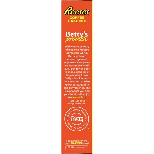 Betty Crocker REESE S Peanut Butter Coffee Cake Mix with Streusel Topping, 14.2 oz For Cheap