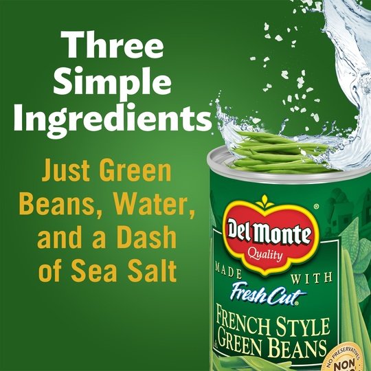 (4 Cans) Del Monte French Style Green Beans, 14.5 oz Can Online now