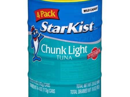 StarKist Chunk Light Tuna in Vegetable Oil, 5 oz, 4 Cans Cheap