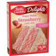 Betty Crocker Delights Super Moist Strawberry Cake Mix, 13.25 oz. Online Sale