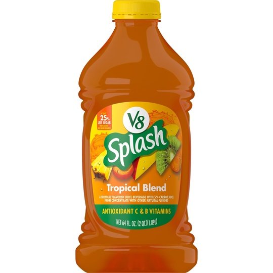 V8 Splash Tropical Fruit Blend Juice Beverage, 64 fl oz Bottle Fashion