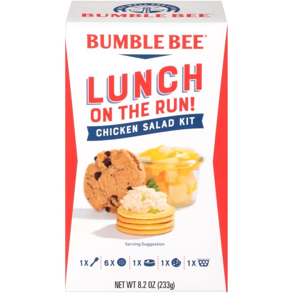 Bumble Bee Lunch On The Run Chicken Salad with Crackers Kit, 8.2 oz Fashion