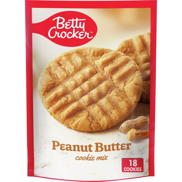 Betty Crocker Peanut Butter Cookies, Cookie Baking Mix, 17.5 oz Hot on Sale