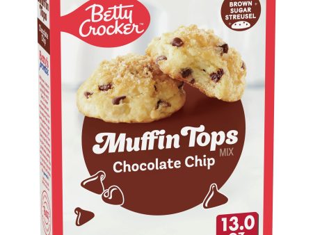 Betty Crocker Muffin Tops Mix, Chocolate Chip, 13 oz For Discount