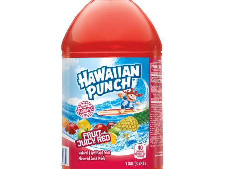 Hawaiian Punch Fruit Juicy Red Juice Drink, 1 Gallon Bottle For Cheap