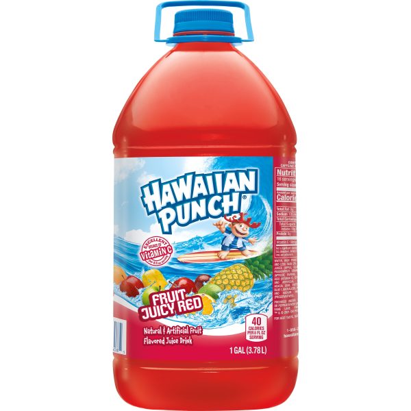 Hawaiian Punch Fruit Juicy Red Juice Drink, 1 Gallon Bottle For Cheap