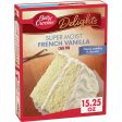 Betty Crocker Super Moist French Vanilla Cake Mix, 15.25 oz. Supply