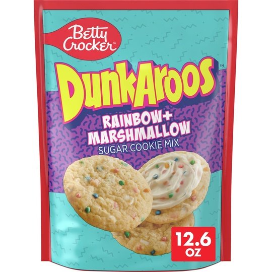 Betty Crocker Dunkaroos Sugar Cookie Mix, Rainbow + Marshmallow, 12.6 oz Online Hot Sale