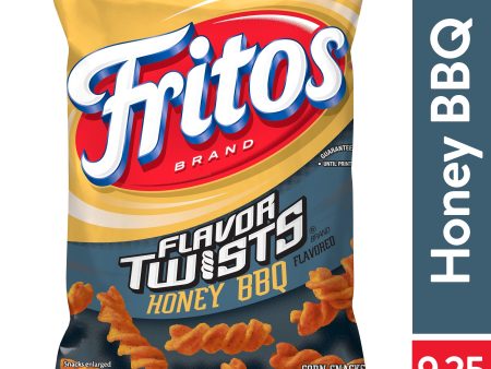 Fritos Flavor Twists Honey BBQ Corn Snacks, 9.25 oz Bag Sale