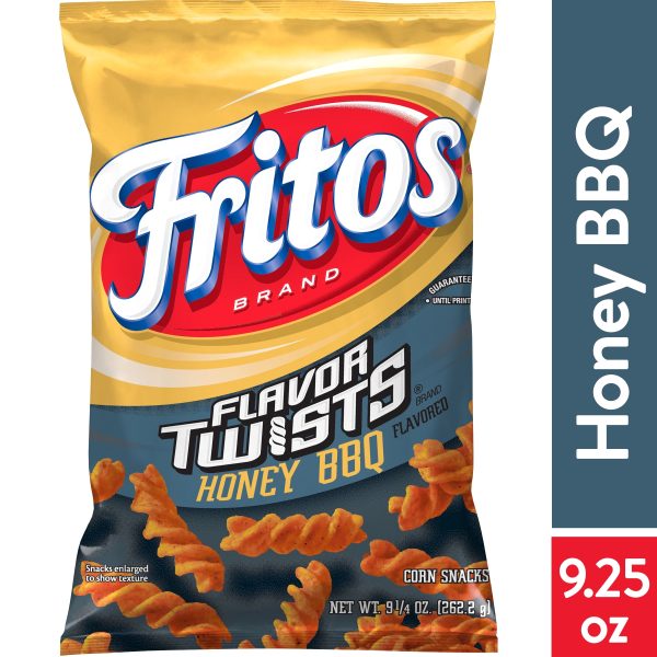 Fritos Flavor Twists Honey BBQ Corn Snacks, 9.25 oz Bag Sale