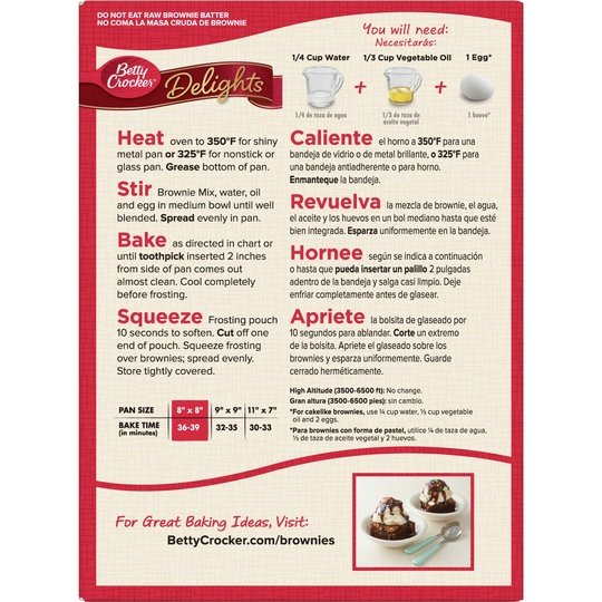 Betty Crocker Delights Supreme Frosted Brownie Mix, 19.1 oz. Cheap