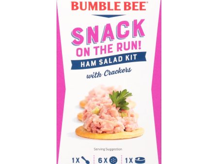 Bumble Bee Snack On The Run Ham Salad with Crackers Kit, 3.5 oz For Sale