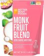 BetterBody Foods Monk Fruit Blend, Zero Calorie Sweetener, 1lb Online Sale