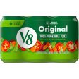 V8 Original 100% Vegetable Juice, 11.5 fl oz Can (Pack of 6) Online Hot Sale