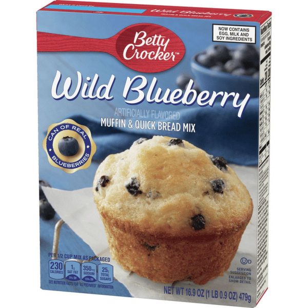 Betty Crocker Wild Blueberry Muffin and Quick Bread Mix, 16.9 oz. Discount