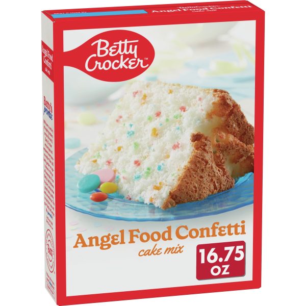 Betty Crocker Angel Food Confetti Cake Mix, 16.75 oz. For Sale