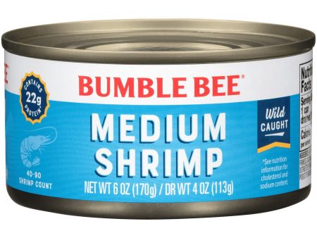 Bumble Bee Medium Shrimp, 6 oz can Online Sale