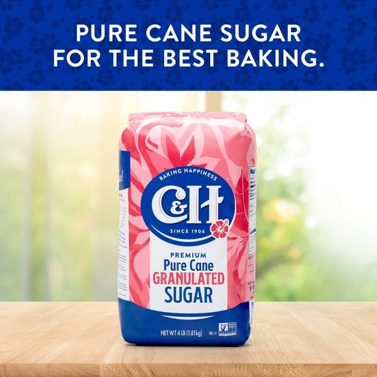 C&H Premium Pure Cane Granulated Sugar, 4 lb For Cheap