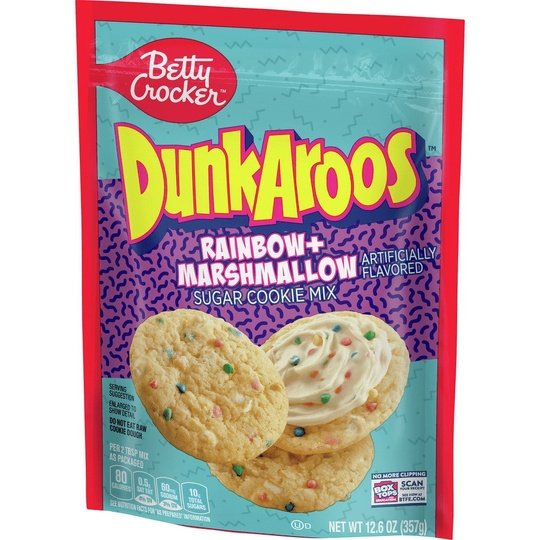 Betty Crocker Dunkaroos Sugar Cookie Mix, Rainbow + Marshmallow, 12.6 oz Online Hot Sale