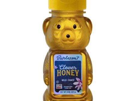 Burleson s Grade A Natural Clover Honey, 8 fl. oz. Supply