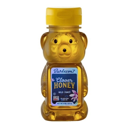 Burleson s Grade A Natural Clover Honey, 8 fl. oz. Supply