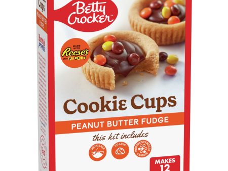 Betty Crocker Peanut Butter Fudge Cookie Cups, 14 oz Hot on Sale