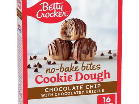 Betty Crocker No-Bake Bites Chocolate Chip Cookie Dough, 12.2 oz. Supply