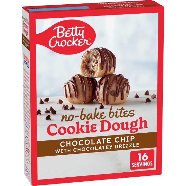 Betty Crocker No-Bake Bites Chocolate Chip Cookie Dough, 12.2 oz. Supply