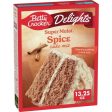 Betty Crocker Delights Super Moist Spice Cake Mix, 13.25 oz. Fashion