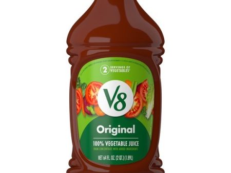 V8 Original 100% Vegetable Juice, 64 fl oz Bottle For Cheap