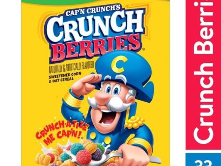 Cap n Crunch s, Crunch Berries Cereal, 33 oz Mega Box Hot on Sale