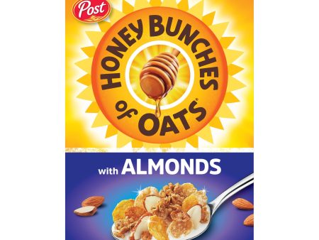 Post Honey Bunches of Oats with Almonds Breakfast Cereal, 12 OZ Box Supply