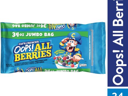 Cap n Crunch s Oops! All Berries Cereal, 34 oz For Sale