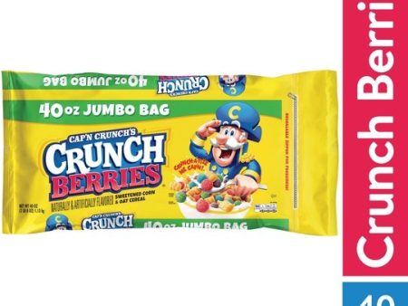 Cap n Crunch s Crunch Berries, Mega Bag, 40 oz Cheap