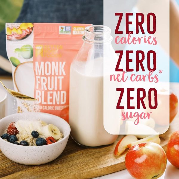 BetterBody Foods Monk Fruit Blend, Zero Calorie Sweetener, 1lb Online Sale