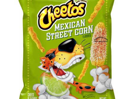 Cheetos Mexican Street Corn Cheese Flavored Chips Puffed Snacks, 3.25 oz Bag For Cheap