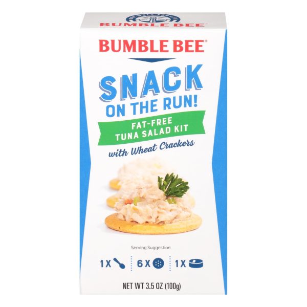 Bumble Bee Snack On The Run Fat-Free Tuna Salad with Crackers Kit, 3.5 oz on Sale