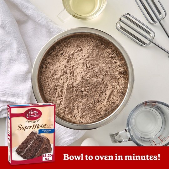 Betty Crocker Super Moist Chocolate Fudge Cake Mix, 15.25 oz. Online