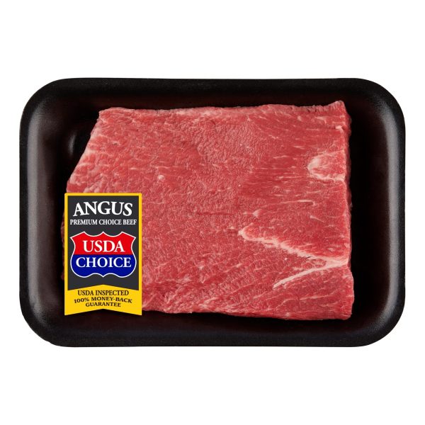 Beef Choice Angus Flat Iron Steak, 0.45 - 0.9 lb Tray Discount