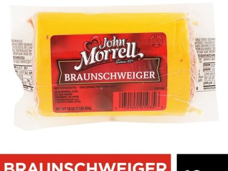 John Morrell Braunschweiger, 16 oz For Cheap