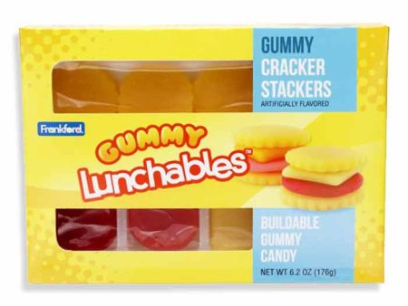 Kraft Gummy Lunchables Cracker Stacker 6.2 oz-18 Pack For Sale