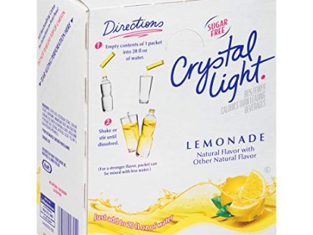 Crystal Light Sugar-Free Lemonade Drink Mix 30 Packets (1-Box) Online now