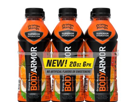 BODYARMOR Sports Drink Orange Mango, 20 fl oz, 6 Pack Online