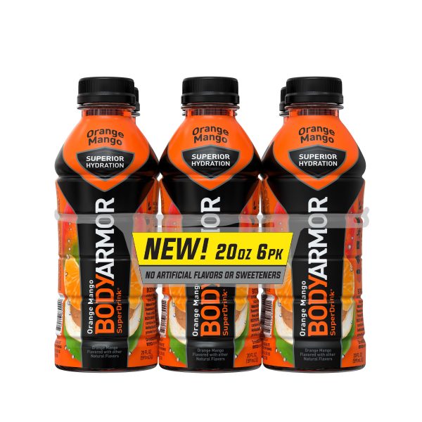 BODYARMOR Sports Drink Orange Mango, 20 fl oz, 6 Pack Online