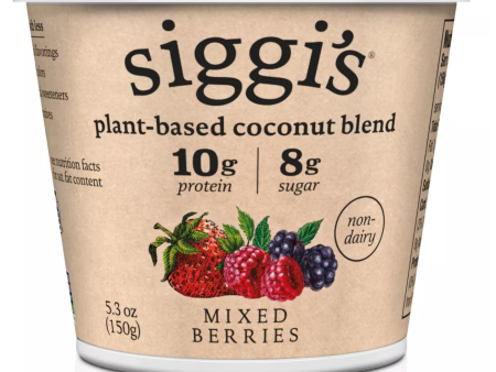 Siggi s Skyr Coconut, ND, Mixed Berry - 6   5.3 oz ctn Hot on Sale