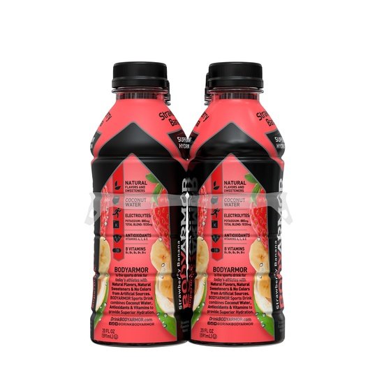 BODYARMOR Sports Drink Strawberry Banana, 20 fl oz, 6 Pack Hot on Sale